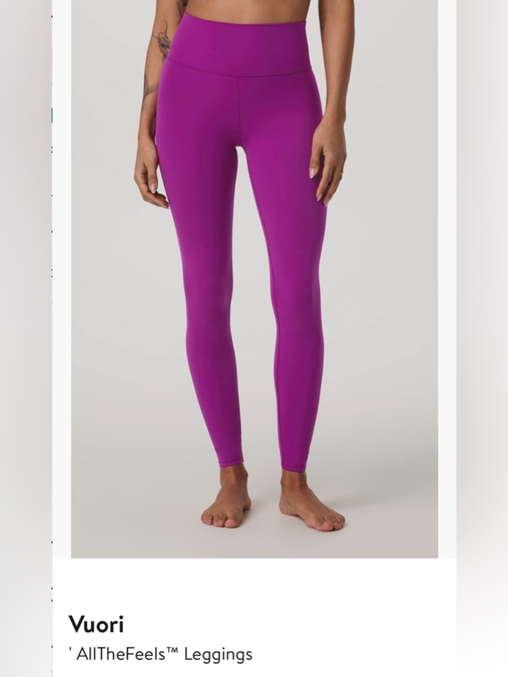 VUORI All The Feels Leggings - LIKE NEW